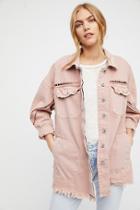 Drive-in Shirt Jacket By Free People Denim